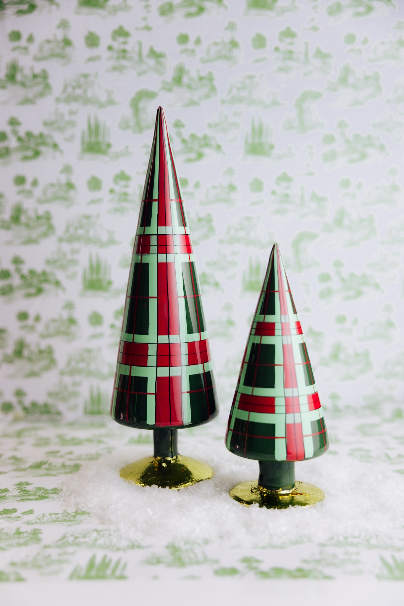 Plaid Patterned Trees